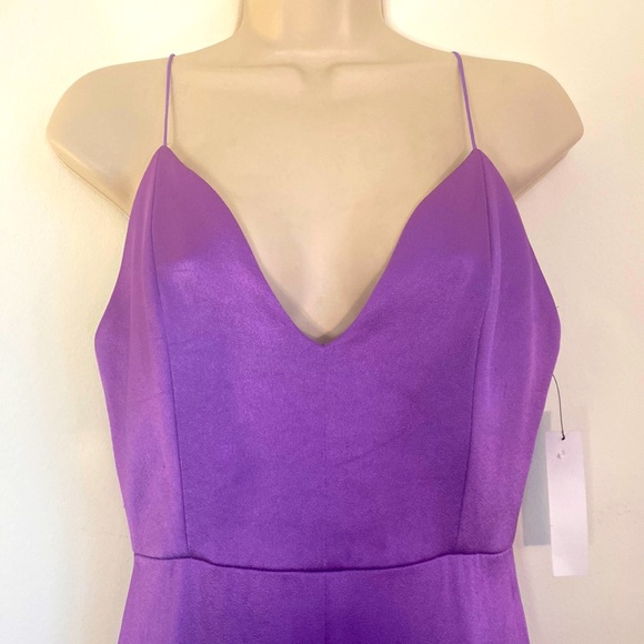 Alice + Olivia Full-length Lavender Prom Gown - showroom sample - OS/small - Picture 2 of 6